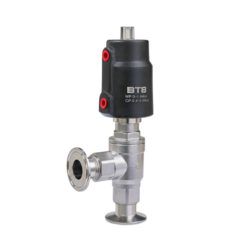 Quick installation aluminum cylinder right angle valve